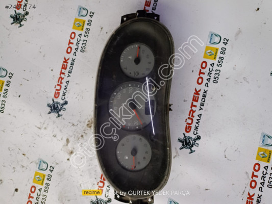 Renault clio gösterge saati