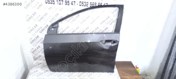 TOYOTA COROLLA 2013 2018 SOL ÖN KAPI ÇIKMA ORJİNAL