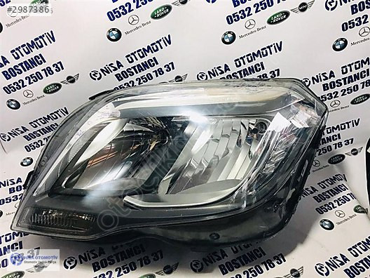 MERCEDES GLK SERİSİ X204 MAKYAJLI XENONSUZ SOL FAR A2048200939