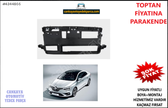 RENAULT MEGANE 4 2015 ÖN PANEL SIFIR 620121048R