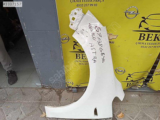 OPEL ASTRA J SOL ÖN ÇAMURLUK BEYAZ ÇIKMA ORJİNAL YEDEK PARÇA