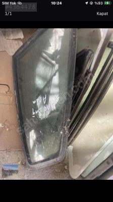 Fiat Uno sağ arka kelebek camı