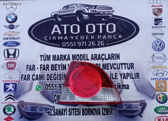 HONDA CIVIC ORJİNAL ÇIKMA SAĞ STOP
