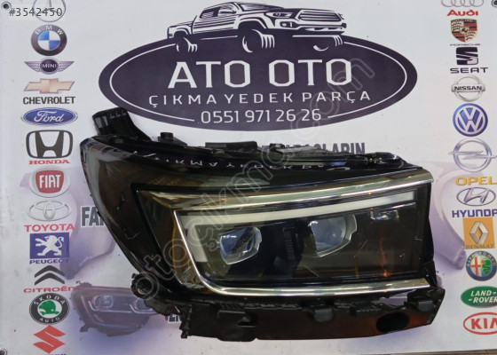 OPEL GRANDLAND X ORJİNAL ÇIKMA SAĞ FAR 9850139280A