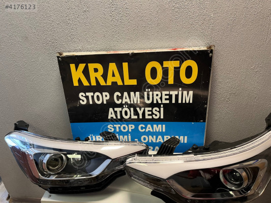 KRAL OTO - Hyundai i20 2015-2018 Mercekli Far Sağ Sol