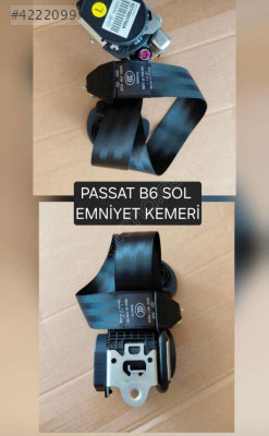 VW Passat B6 B7 CC Sol Emniyet Kemeri - 3C1857705P