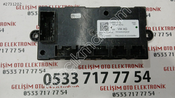 5WA907007Q VW GOLF 8 KLİMA KALORİFER  KONTROL PANELİ