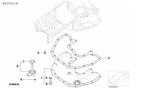 BMW E60 E65 N62 KARTER 11137574532 7574532