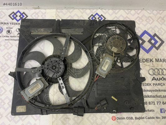 Volkswagen Touareg 20032010 Çiftli Fan Davlumbazı 7L0121207D