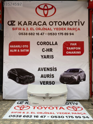 2019-2025 TOYOTA COROLLA ÇIKMA ORJİNAL BAGAJ KAPAĞI