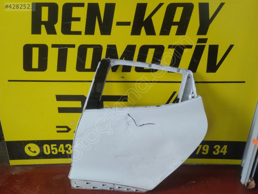 821134212R RENAULT CLİO 4 SOL ARKA KAPI BEYAZ ORJ ÇIKMA RENKAY
