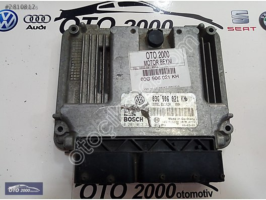 03G906021KH-EDC16U34 GOLF 1.9 TDI BXE MOTOR BEYNİ
