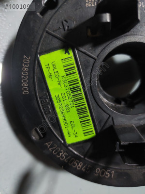 MERCEDES W203 C CLASS AIRBAG SARGI 305725699001-AA