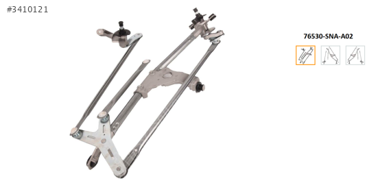 SİLGİ MANEVRA KOLU HONDA CIVIC 06-11 76530-SNA-A02 MANİVELA KOLU