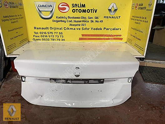 RENAULT SYMBOL ÇIKMA ORJİNAL BAGAJ KAPAĞI VE DİĞER PARÇALRI