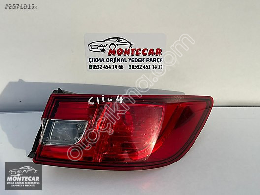 RENAULT CLİO 4 HB SAĞ STOP ORJİNAL ÇIKMA KUSURLU MONTECAR