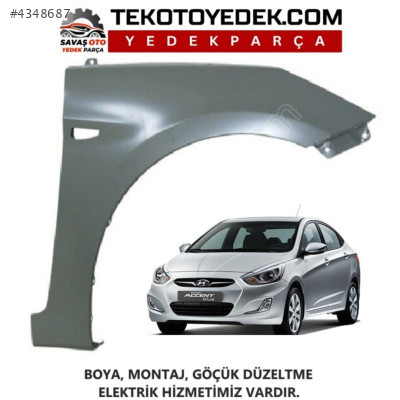 ACCENT BLUE ÖN DELİKLİ ÇAMURLUK SAĞ SOL 2011 VE ÜZERİ /KAMPANYA