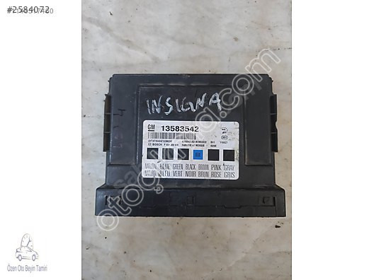 Opel Insignia BCM Body Merkezi kontrol Modülü 13578421