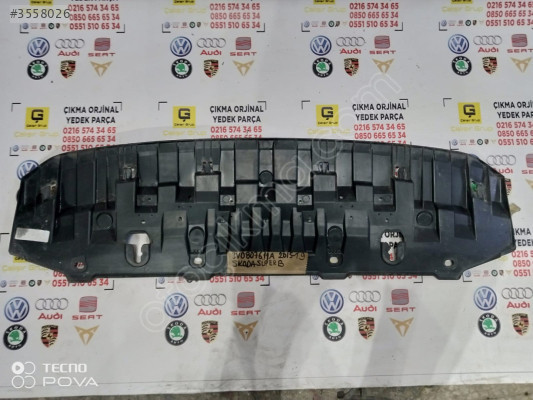 SKODA SUPERB 2015-2019 ÖN TAMPON ALT KAPLAMA OEM 3v0807611a