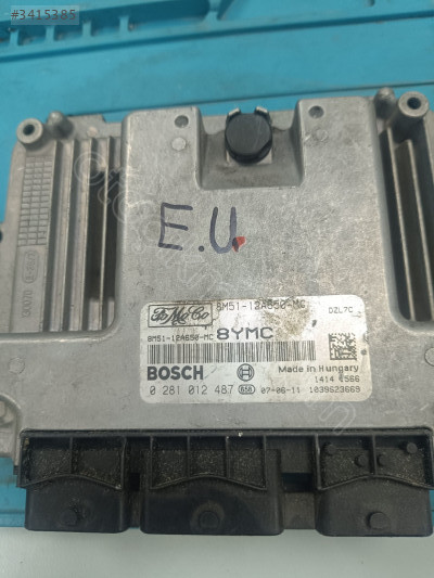 Ford Focus 1.6 tdci motor beyni 8M51-12A650-MC