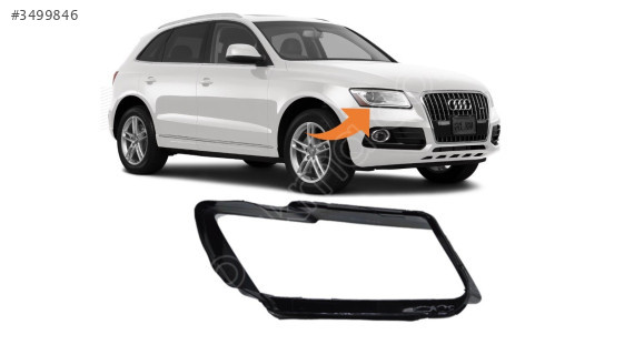 8R0941044C CAM AUDI Q5 2013 SAĞ FAR CAMI SIFIR