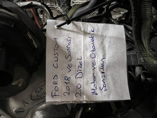 2018 VE SONRASI FORD CUSTOM 2,0 DİZEL MOTOR VE ŞANZIMAN OTOMATİK