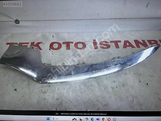 MERCEDES E SERİSİ 207 KASA AMG SOL ÖN TAMPON NİKELAJI