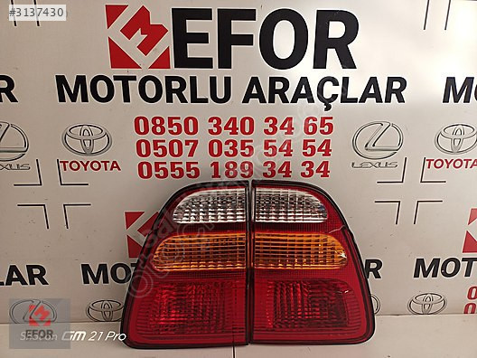 TOYOTA LAND C. SIFIR SAĞ İÇ STOP 98-00 OEM NO: 81580-60030