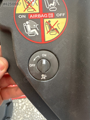 Renault megane 2 ıı Torpido airbag on off şarteli 8200169589b