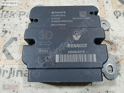 RENAULT SYMBOL 2 SANDERO 2 AİRBAG BEYNİ 285584207R