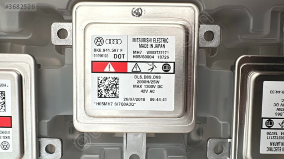 WAG GRUBU FAR BEYNİ SIFIR AUDİ VOLKSWAGEN VW DS