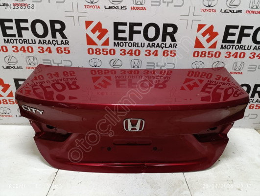 HONDA CİTY BAGAJ KAPAĞI ÇIKMA ORİJİNAL PARÇA