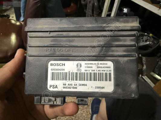 PEUGEOT 308 CİTROEN C4 PARK SENSÖR BEYNİ 0263004204 ORJ ÇIKMA