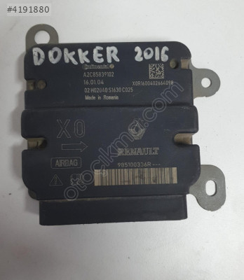 dacia dokker 2016 çıkma orjinal airbag beyni (son fiyat)