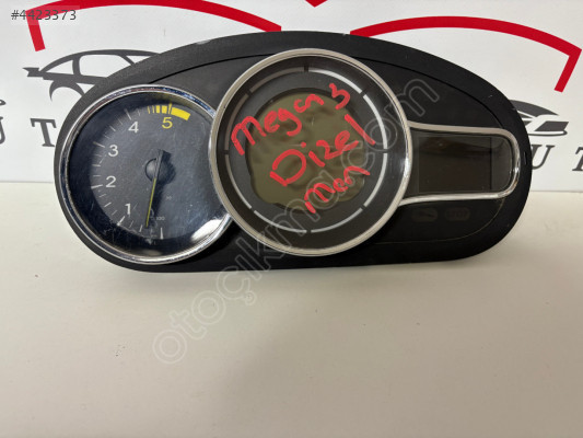 RENAULT MEGANE 3 FLUENCE GÖSTERGE SAATİ