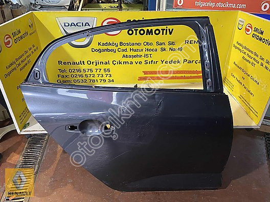 RENAULT MEGAN 4 ÇIKMA ORJINAL SAĞ ARKA KAPI VE DİĞER PAR