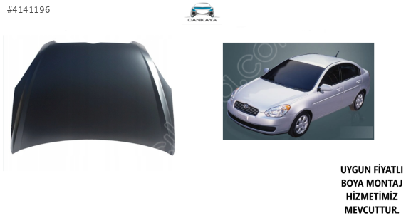 HYUNDAİ ACCENT ERA MOTOR KAPUTU SIFIR 2006+ 664001E010