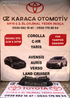2019-2025 TOYOTA COROLLA ÇIKMA ORJINAL ÖN TAMPON IZGARASI