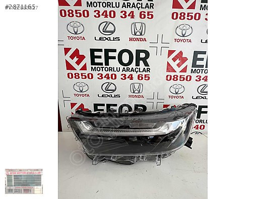 TOYOTA RAV-4 SOL FAR ORJİNAL ÇIKMA YEDEK PARÇA 22-23 MODEL