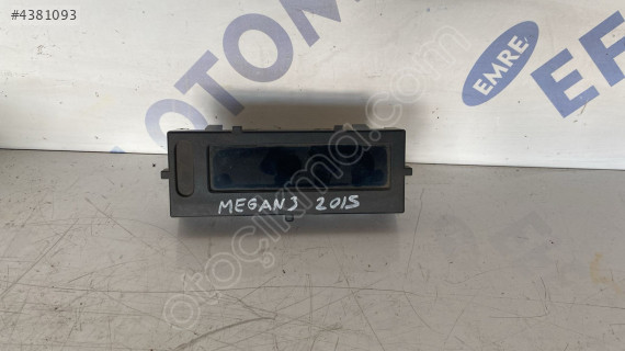 renault megane 3 çıkma orjinal bilgi ekranı (son fiyat).