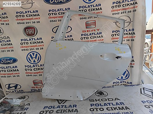 Peugeot 2008 Sol Arka kapı Orjinal 2008-2013 beyaz