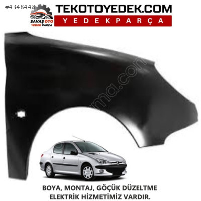 PEUGEOT 206 ÖN ÇAMURLUK SAĞ SOL 1998 VE ÜZERİ / KAMPANYA
