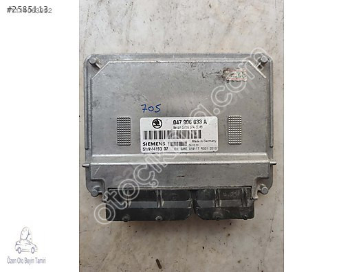 Skoda Fabia 1.4 Motor Beyni 047906033A - 5WP4419307 - SIMOS3