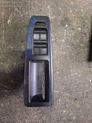 VOLKSWAGEN POLO 2003-06 SOL ÖN DÖRTLÜ CAM DÜĞMESİ ÇIKMA ORJİNAL