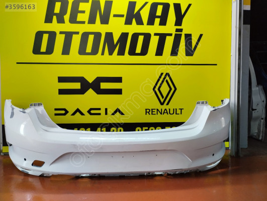 850237047R RENAULT CLİO 5.5 BEYAZ ARKA TAMPON ORJ RENKAY OTO