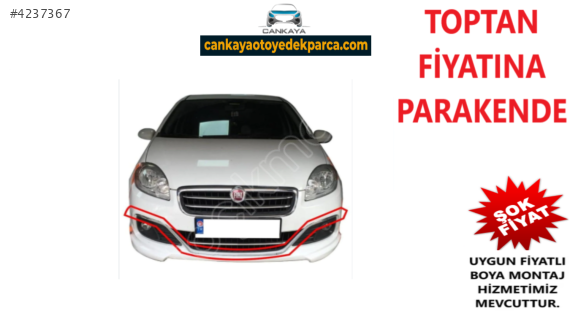 FİAT LİNEA YENİ KASA ÖN TAMPON 3 PARÇA KROM CİTASI