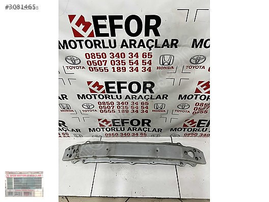 TOYOTA YARİS ÖN TAMPON DEMİRİ ÇIKMA ORJİNAL YEDEK PARÇA 12-18