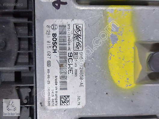 9M5112A650AE 0 281 015 607 Ford C-Max 1.6TDCI Motor Beyni