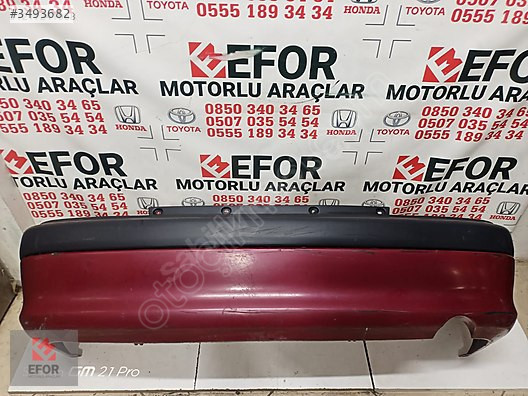 TOYOTA AVENSİS ARKA TAMPON ÇIKMA ORİJİNAL PARÇA 1998-2002