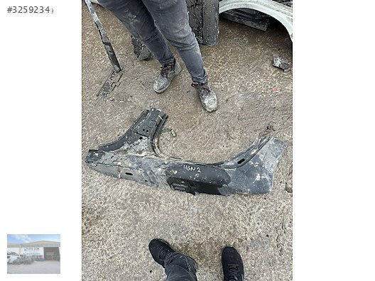 OTO CEMDEN ÇIKMA RENAULT MEGANE 2 SOL MARŞPİYEL ARKA PARÇA